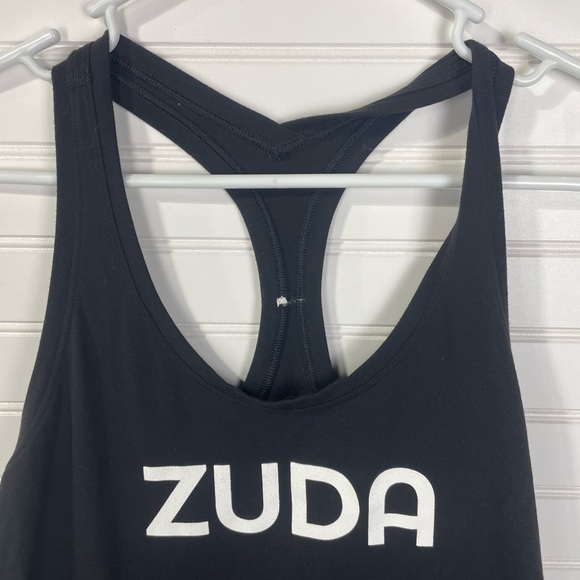 Lululemon Zuda Yoga Black Racerback Tank Top Medium Women’s - Picture 5 of 7